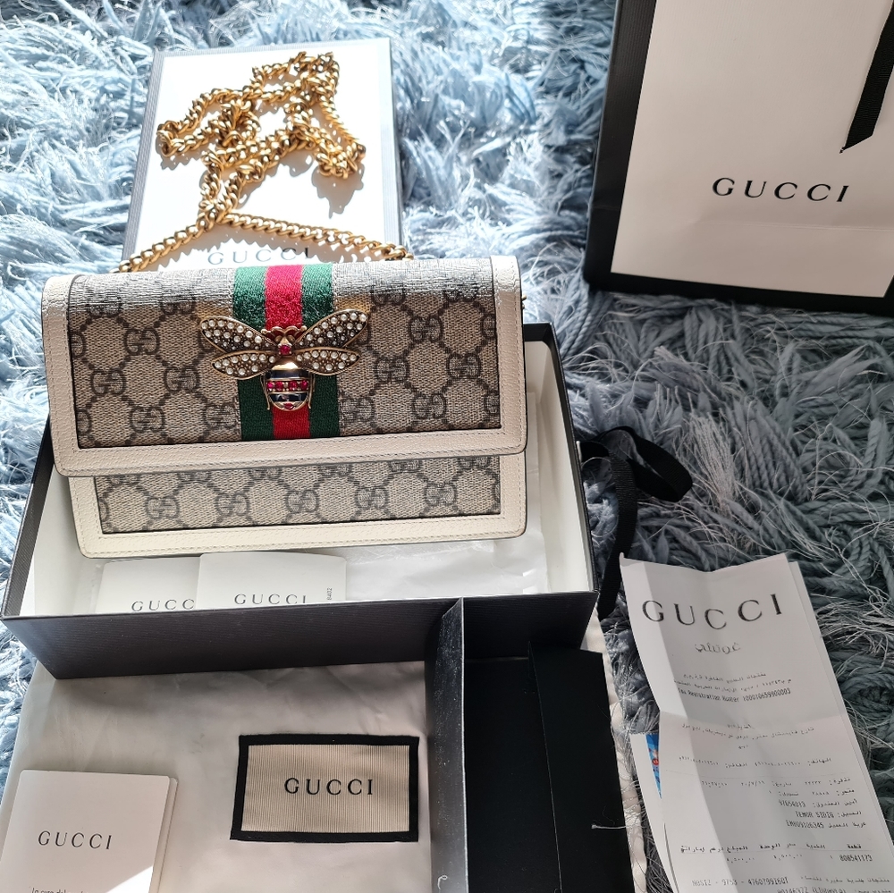 AUTHENTIC NEW GUCCI QUEEN MARGARET MINI SUPREME BE